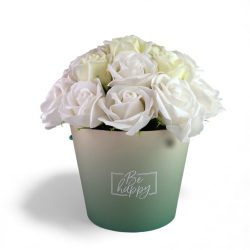 букет сапунени рози 21 бр Be Happy