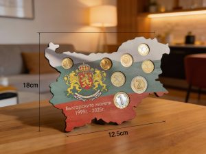 България и левът – памет, съхранена във време + стойка 1 monetite