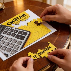 Дървен пъзел „Смятай колко много те обичам“