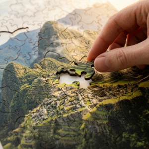 Дървен пъзел „Мачу Пикчу“ 1 Дървен пъзел „Мачу Пикчу“