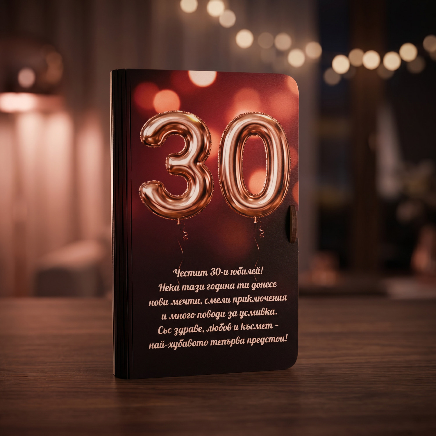 Durven-plik-za-ubilei-30 (3) Луксозна дървена кутия за пари „Честит 30-и юбилей"